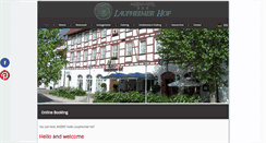 Desktop Screenshot of laupheimer-hof.de